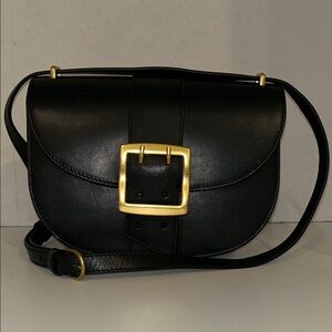 Vince Camuto Kapis Crossbody black leather handbag